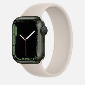 NWT Apple Watch Solo Loop silicone band, Starlight, Sz 3